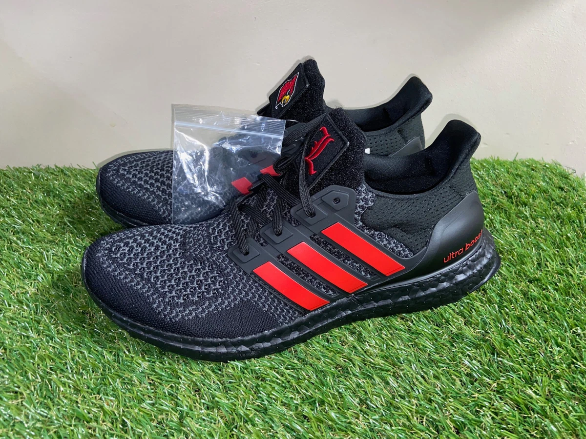 adidas, Shoes, Louisville Cardinals Adidas Running Jogging Shoes Mens  Blackred