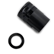 Muzzle Brake Compensator for 9mm Pistol / Glock 1/2-28 Threads W/ Crush Washer