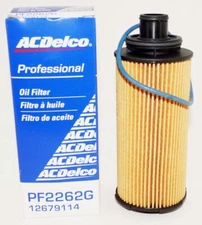 Genuine OEM Engine Oil Filter Kit ACDelco PF2262G GM 12679114
