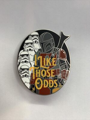Star Wars Pin Laserbrain Patch Co Mandelorian I Like Those Odds Standard Grade