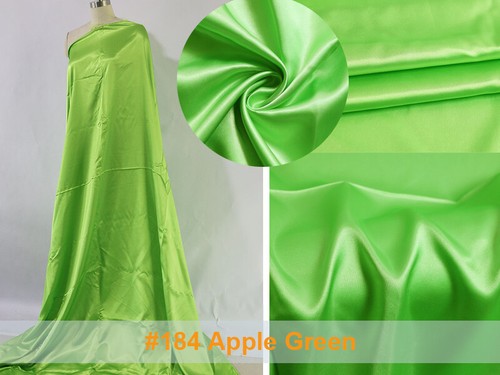 39 Inch X 58 Inch Plain Satin Material For Clothing Lining Gift DIY Silky Fabric - Picture 38 of 41