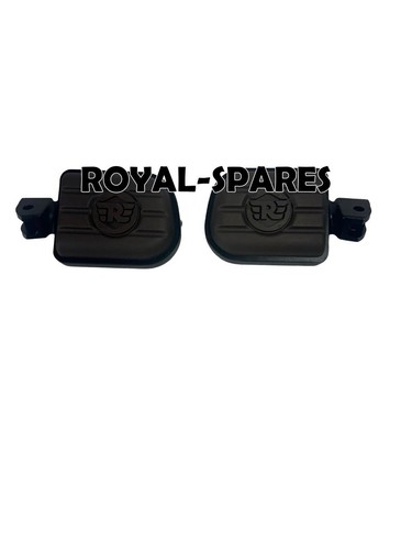 "BROWN/BLACK FOOTPEGS PILLION" FOR R.E NEW BULLET 350 & METEOR 350 - Picture 3 of 23
