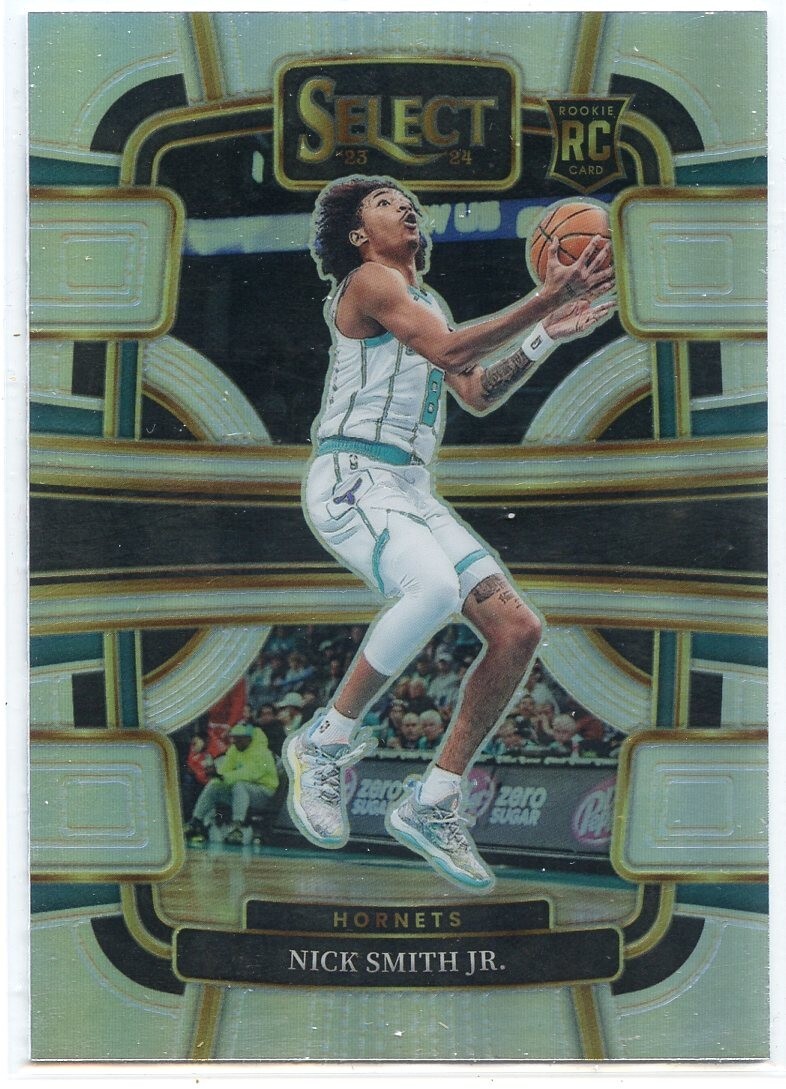 Nick Smith Jr 2023-24 Select Silver Prizm Concourse Rookie RC #89 Hornets