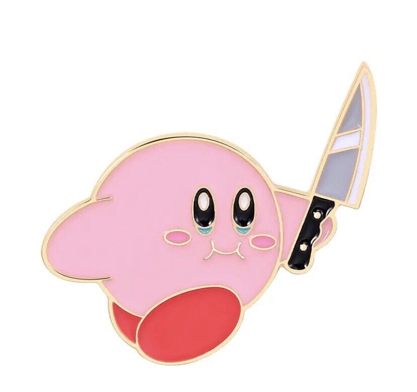 New! Kirby Game Character Pink Enamel Metal Pin set 5 pcs Kirby Nintendo  Game