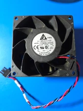 Delta FFB0824SHE 80mm High-Speed DC Brushless Fan – 24V 0.51A – New Open Box