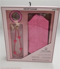 VELVET CAVIAR Phone Accessories Set - Hot Pink Leopard