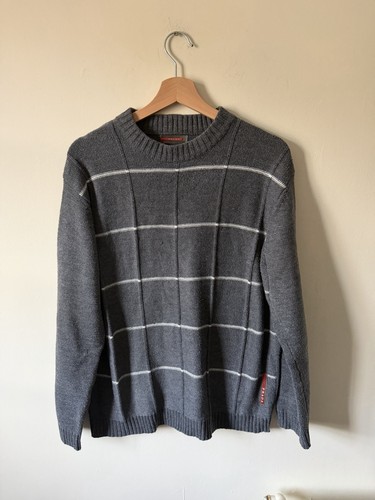 Prada, Prada Men’s Sweater Jumper Size Large Made In Italy Vintage