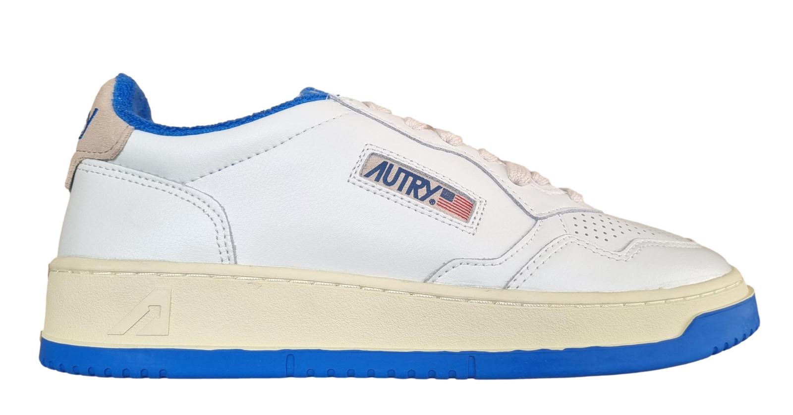 Кроссовки AUTRY scarpe uomo in pelle AULM VS01 bianco blu elettrico 36290₽