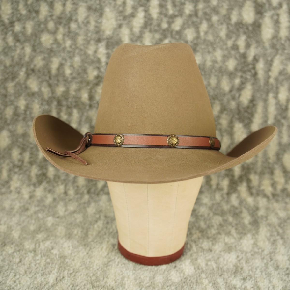 Vintage Resistol 4X Beaver Ambush Cowboy Hat Mens Size 7 1/4 Brown