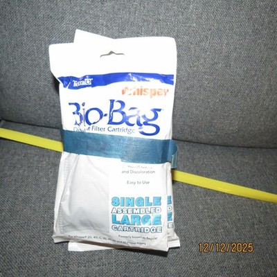 Tetra Whisper Bio-Bag Cartridge Large Single Assembled 6  Packs @.99 each LQQK!