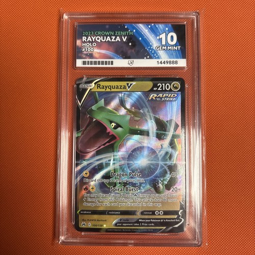 Rayquaza V graded ACE 10 for sale on eBay