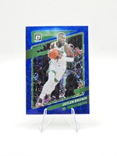 Jaylen Brown 2021-22 Donruss Optic Blue Velocity SP #19