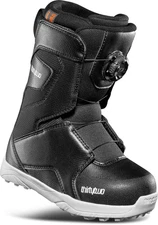 ThirtyTwo Youth Lashed BOA Kid's Snowboard Boots, Black/White, 010C MY26