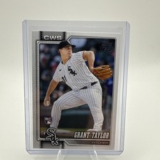 NEW 🔥2026 TOPPS SERIES 1 #49 GRANT TAYLOR RC Base White Sox