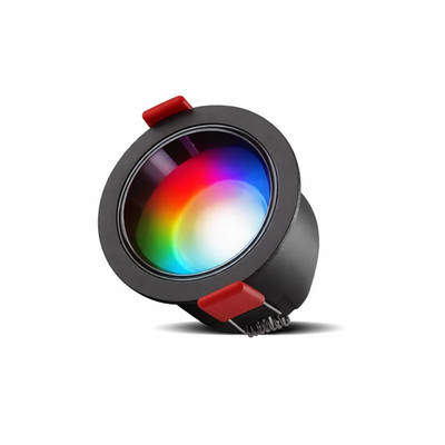 Gledopto GL-D-001P ZigBee Pro RGB+CCT 6W LED Einbaustrahler schwarz
