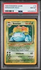 1999 POKEMON BASE SET UNLIMITED #15 VENUSAUR-HOLO PSA 8