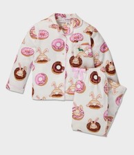 Peter Alexander Krispy Kreme Pink Bunnies Bamboo Flannelette Set Size 4 RRP$59.9