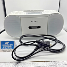 Sony CFD-S70 CD Radio Cassette Player White Tested Used From Japan 875