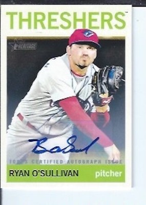 Ryan O'Sullivan 2013 Topps Heritage Minors Autograph