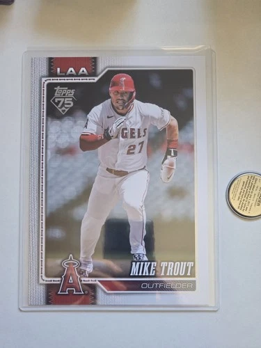 2026 Topps Mike Trout Oversized Jumbo Card #350 LA Angels baseball mlb