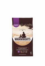 2kg Wainwright's Puppy Dry Dog Food Turkey with Rice Vegetables
