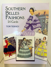 Dover Publications Southern Belles Fashions 24 Cards Tom Tierney 2005
