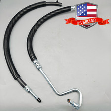 2pcs Power Steering Pressure Return Hose For Chevy Silverado 1500 Tahoe Yu New 2pcs Power Steering Pressure Return Hose For Chevy Silverado 1500 Tahoe Yu New