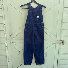 Vintage SEARS Workwear Tradewear Denim Overalls 32x28 Carpenter Union Made USA