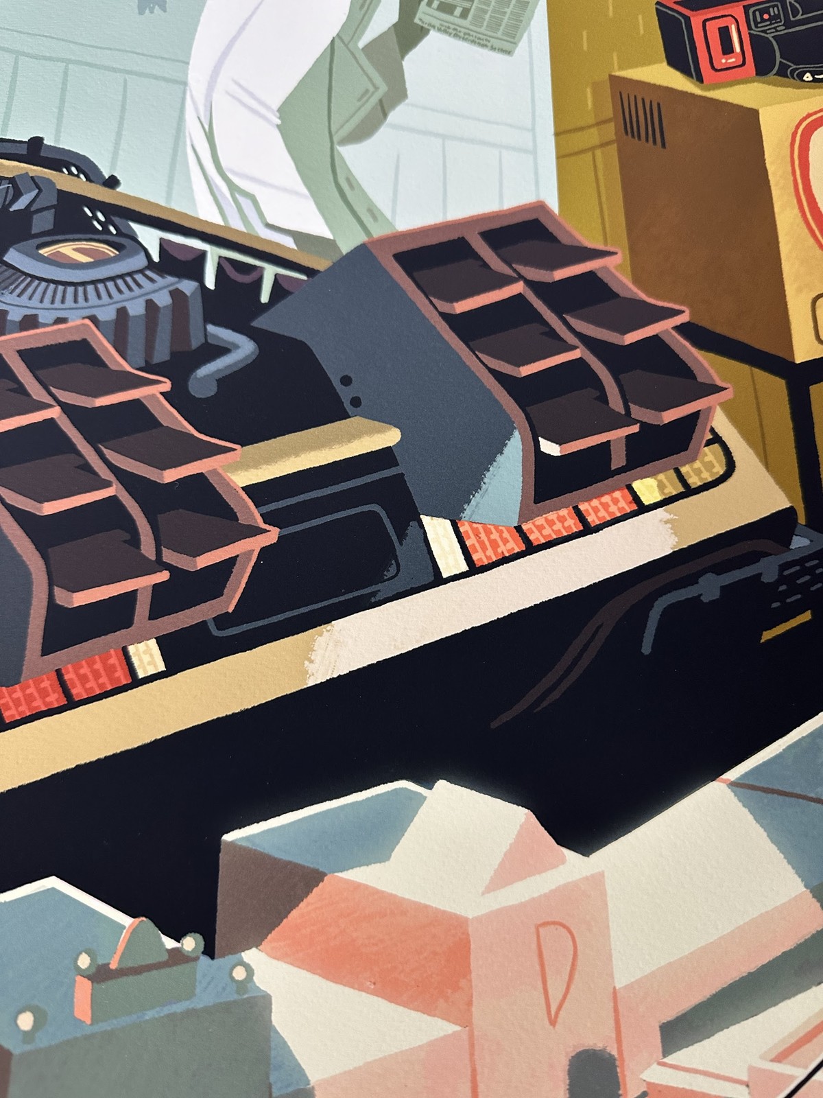 Back to the Future Mondo 12x24 Glen Brogan Limited Edition Poster Art Print 