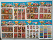 GARBAGE PAIL KIDS Puffy Stickers Sealed STICK-ONS GPK 1985 - 1986 ( Lot Of 8 ) 