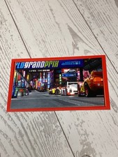 Panini Disney Cars 2 47 World Grand Prix Movie Collectible Sticker Card