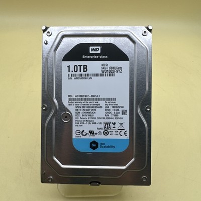 WD SE WD1002F9YZ 1TB 7200RPM 128MB SATA 6.0Gb/s 3.5'' Enterprise Hard Drive