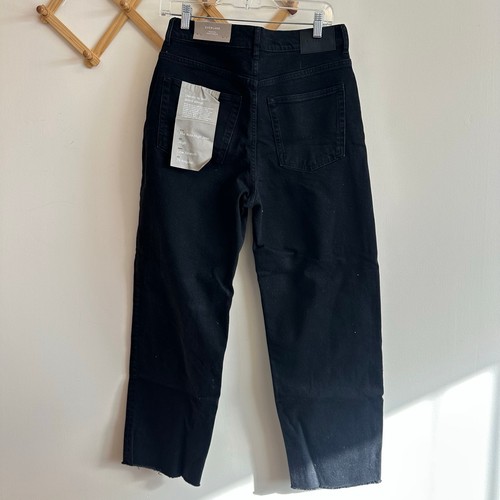 Nuevo con etiquetas Jean Everlane the Way High en negro carbón tiro alto recto talla 29 - Imagen 9 de 9