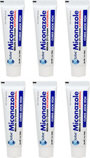 Miconazole Globe 6 Pack 2 Nitrate 2 Antifungal Cream, Cures Most Athletes Fo
