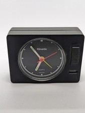 Vtg Kinetic Quartz Alarm Clock Made in Hong Kong  Retro Desk Clock Non-working