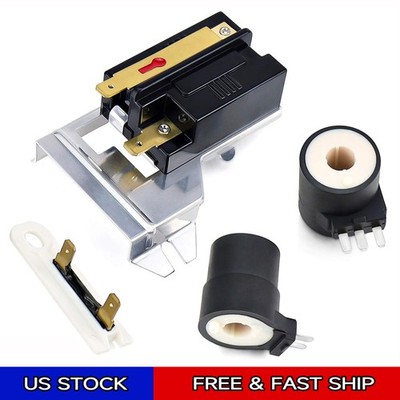 338906 279834 3392519 Gas Dryer Flame Sensor Valve Solenoid Coil Kit For Kenmore