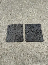 Jenn Air Range 2 Cast-Iron Lava Rock Grill Plates Grates, One Handle, 9.5” x 8”