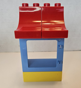 LEGO Duplo Ambulance EMT Truck Van w Figure First Aid Kit 13 pc 10527 Incomplete