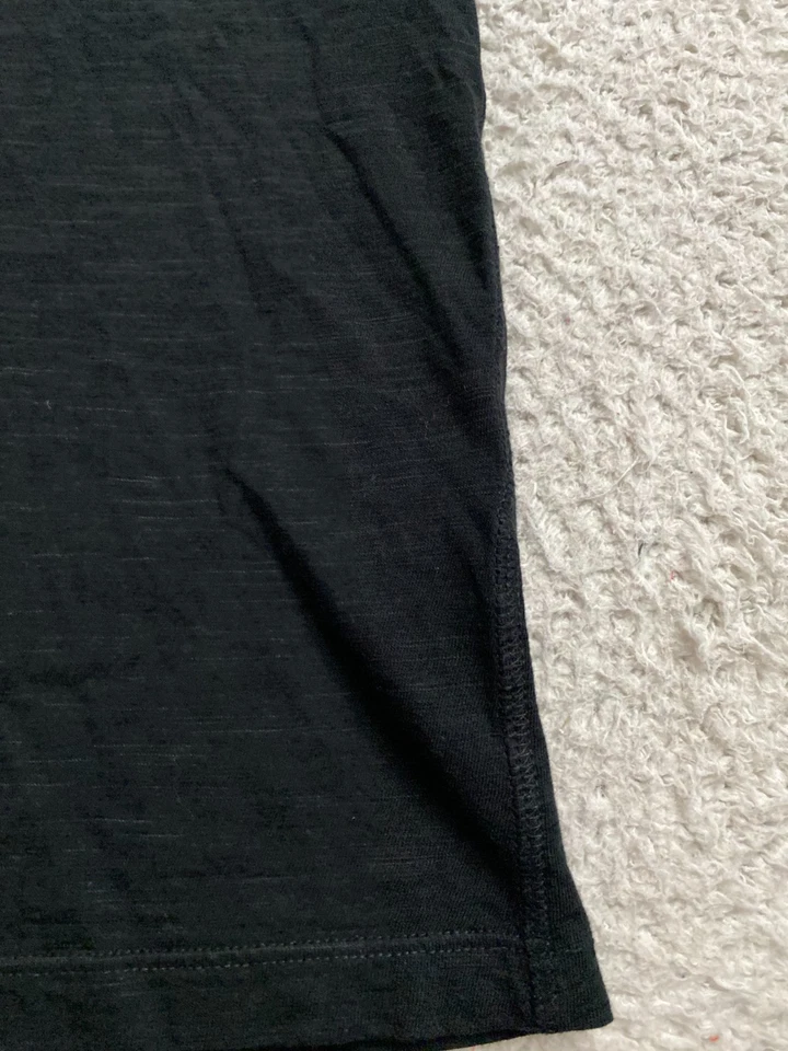 Camiseta Banana Republic Mujer Manga Corta Cuello Redondo Negra Talla XS Foto 2 de 4