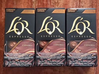 L'OR Espresso Capsules Caramel 30 Count, Nespresso Original, BEST BEFORE 10/2024