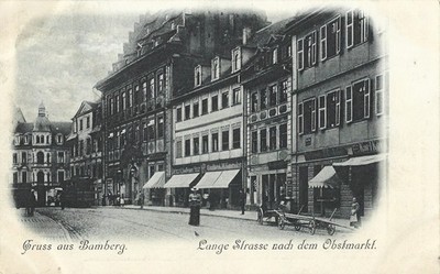 Germany 1898 Litho AK Gruss aus Bamberg Ansichtskarte Postcard