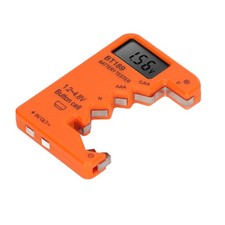 Digital Battery Checker Capacity Tester Meter For AA AAA 6F22 9V 1.5V Orange