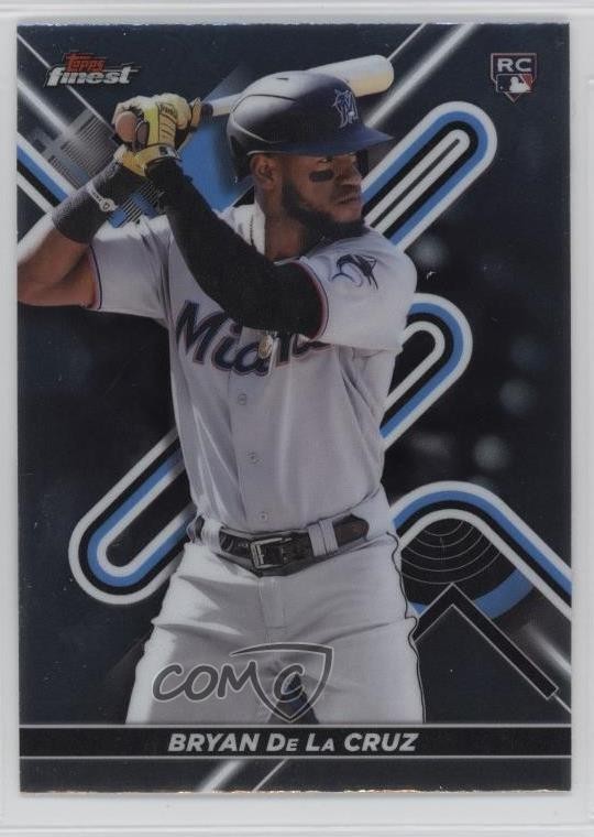 2022 Topps Finest Bryan De La Cruz #24 Rookie RC 12w7
