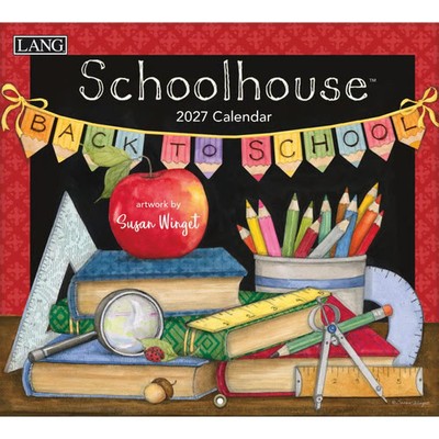 Lang Brands,  Schoolhouse 2027 Wall Calendar by Susan Winget