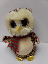 Ty The Beanie Boo’s Collection Wise The Holiday Owl MWMT 9 in. 