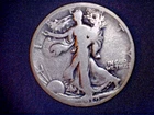 1919 -S  Liberty Walking Half,  Circulated Ave, .3617 Oz Silver (US-8809)