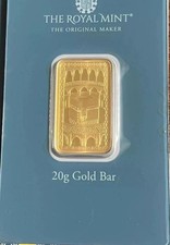 Macca Kabe 20 Grams gold ingot 0.999 Royal Mint COA 4214.05 per troy oz