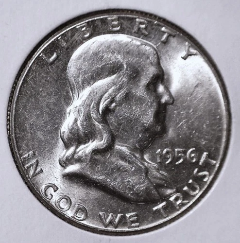 1956 Franklin Half Dollar, BU #3132