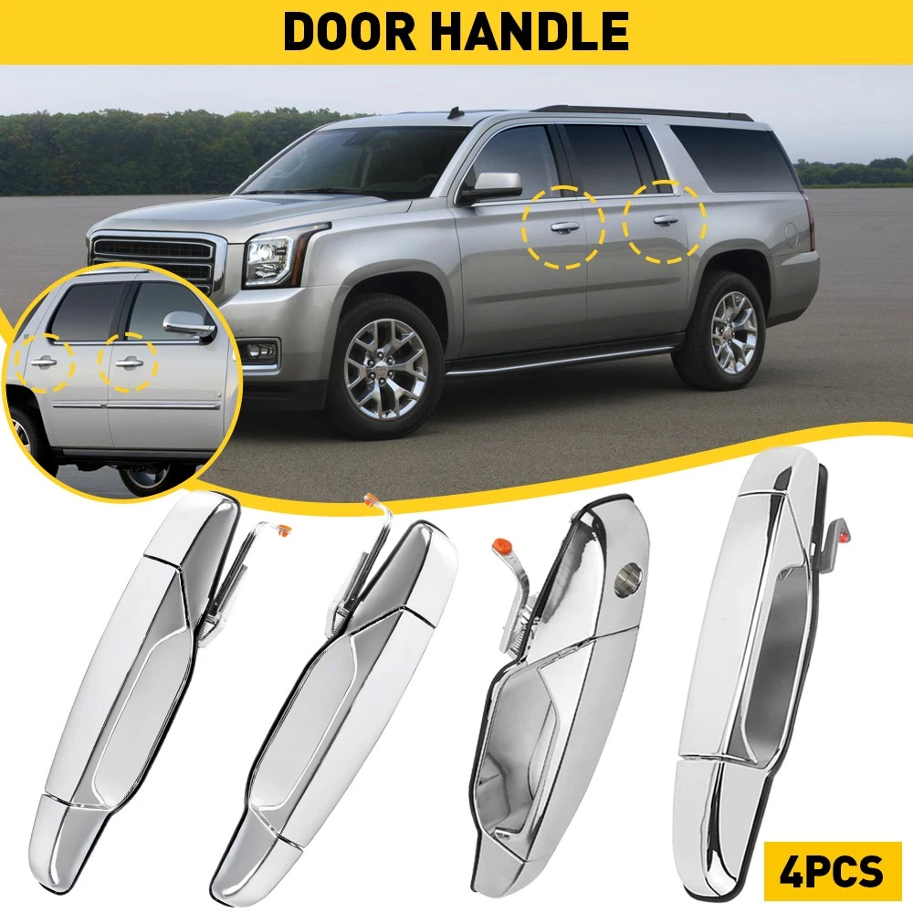 🚪 Manija De Puerta Exterior Cromada Delantera Derecha Para Chevy Silverado 99-06 (A-Premium)