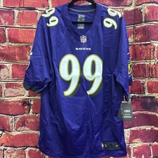 NWT! Nike Odafe Oweh #99 Baltimore Ravens NFL Game Jersey Men's Size XL 💥